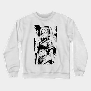 Anime Girl In Office Uniform 11 Crewneck Sweatshirt